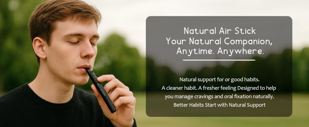 natural herbal air stick – non electric long lasting flavored air diffuser refreshing support smokeless inhaler– 4pack for quit smoking & stress relief